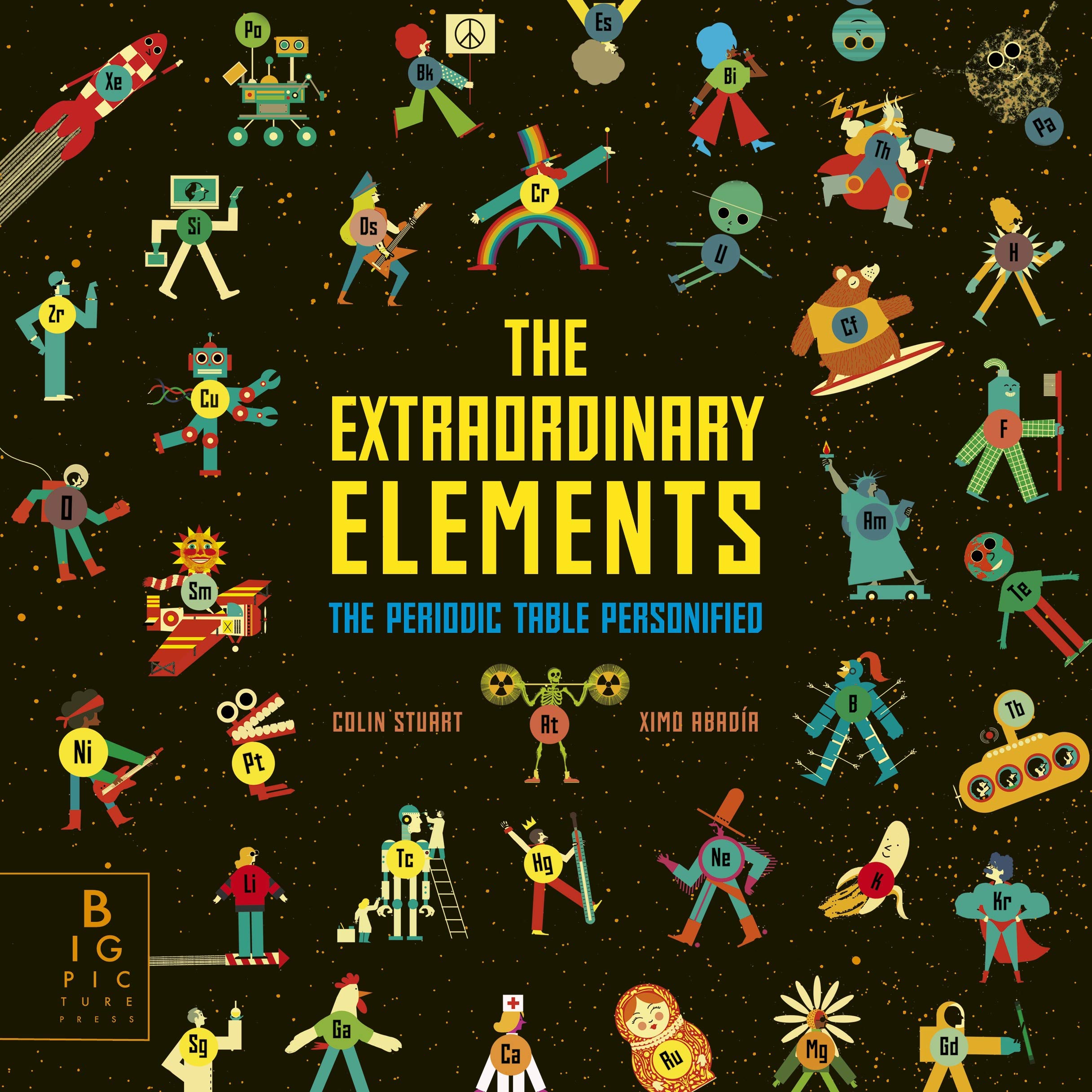 The front cover of The Extraordinary Elements by Colin Stuart