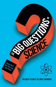 The front cover of The Big Questions in Science by Colin Stuart - signed copies available